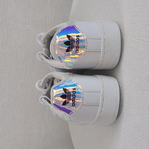 NWOT Superstar Hardshell Iridescent Shoes Women's 7.5 - Picture 4 of 10